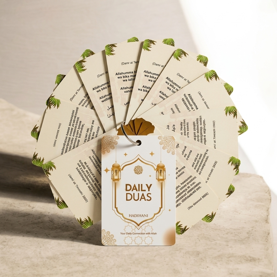 Set of 18 Essential Dua Cards With Malayalam Meaning